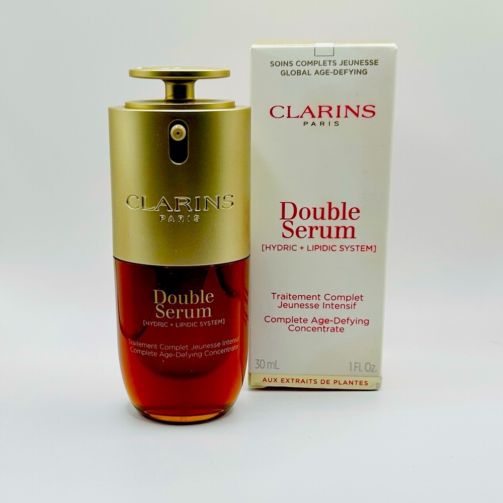 Clarins - DOUBLE SERUM® To Firm, Boost Radiance & Refine Pores